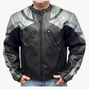 Leather king motorcycle jacket